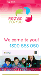 Mobile Screenshot of firstaidforyou.com.au